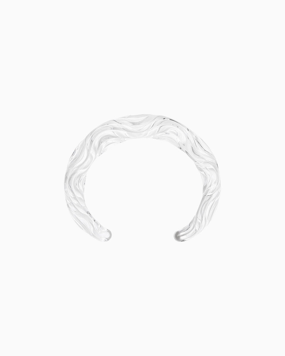 22AW Mame Kurogouchi Glass Bangle - speedlb.com