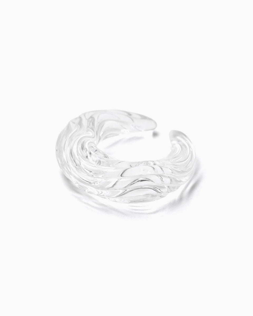 Glass Ring - clear - Mame Kurogouchi