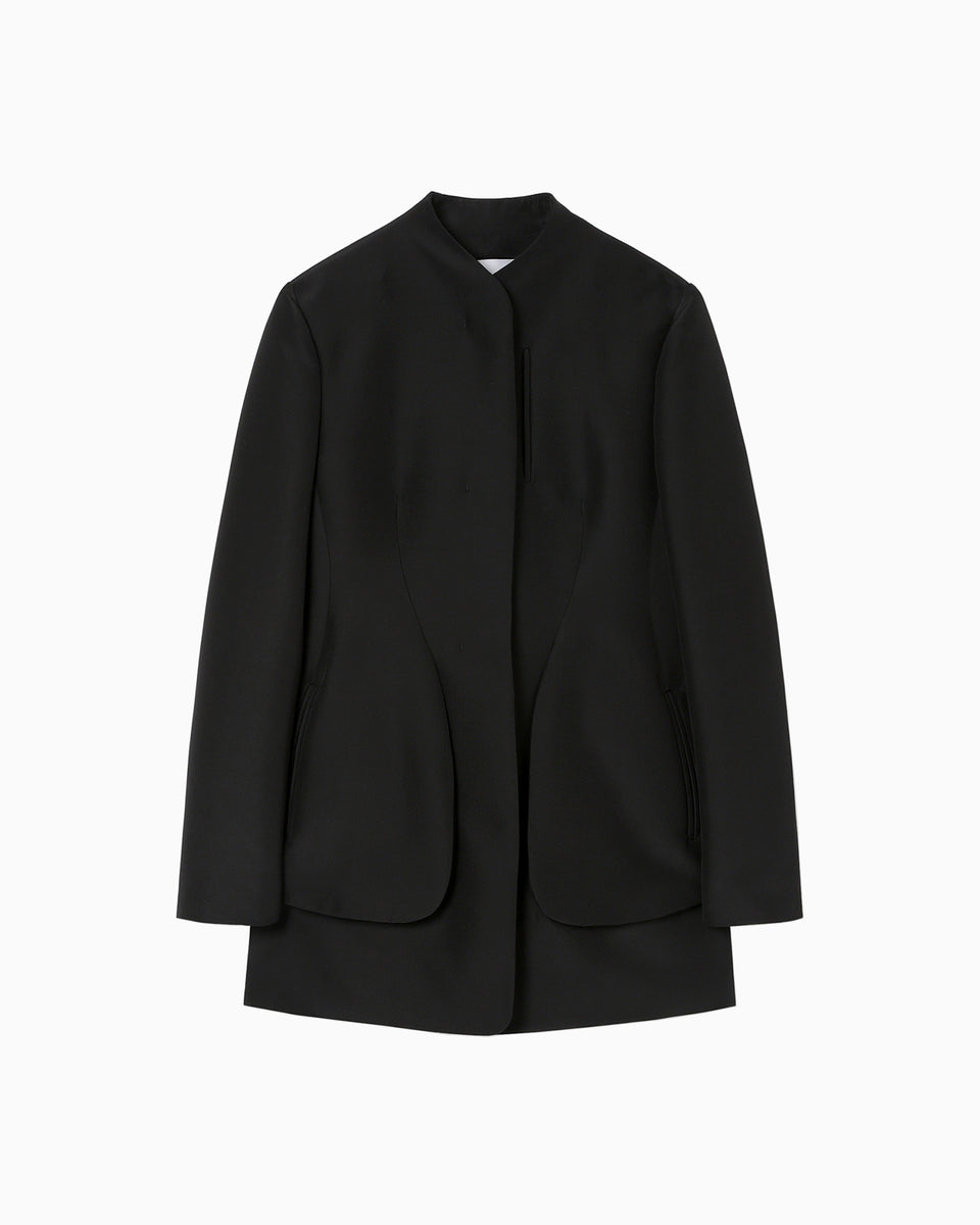 MAATEE&SONS stand collar jacket (mix)