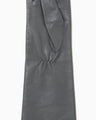 Leather Long Dress Gloves - grey