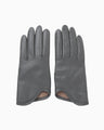 Leather Dress Gloves - grey