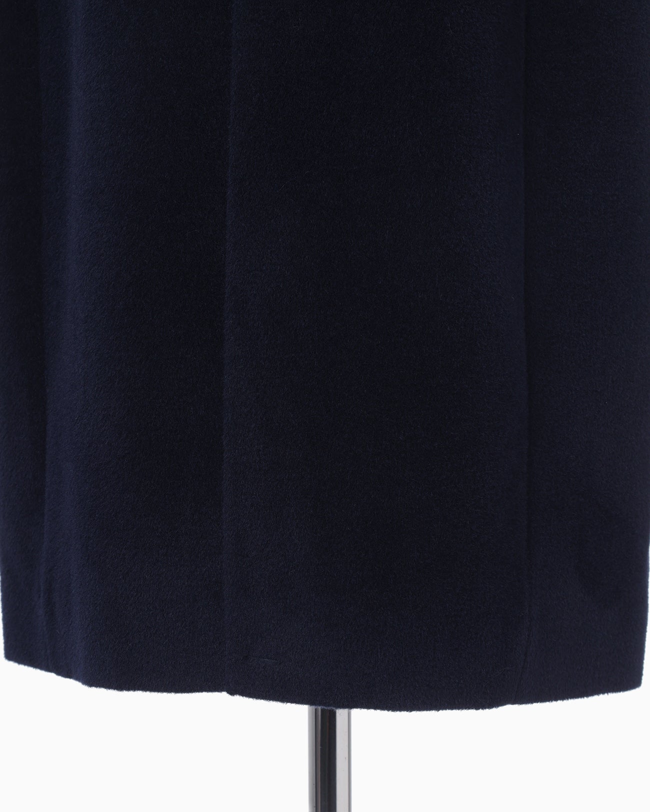 Beaver Finished Alpaca Wool Chester Coat - navy