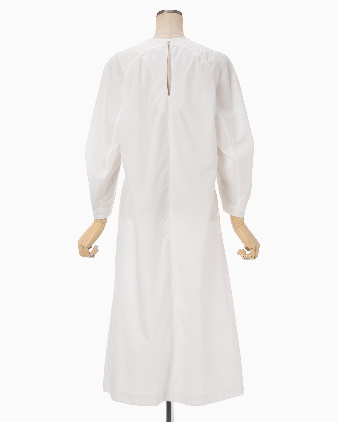 Cotton Lyocell Shirt Dress - white