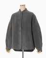 Beaver Finished Alpaca Wool Blouson - grey