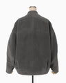 Beaver Finished Alpaca Wool Blouson - grey