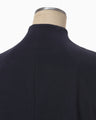 Cotton Jersey French Sleeve Top - navy