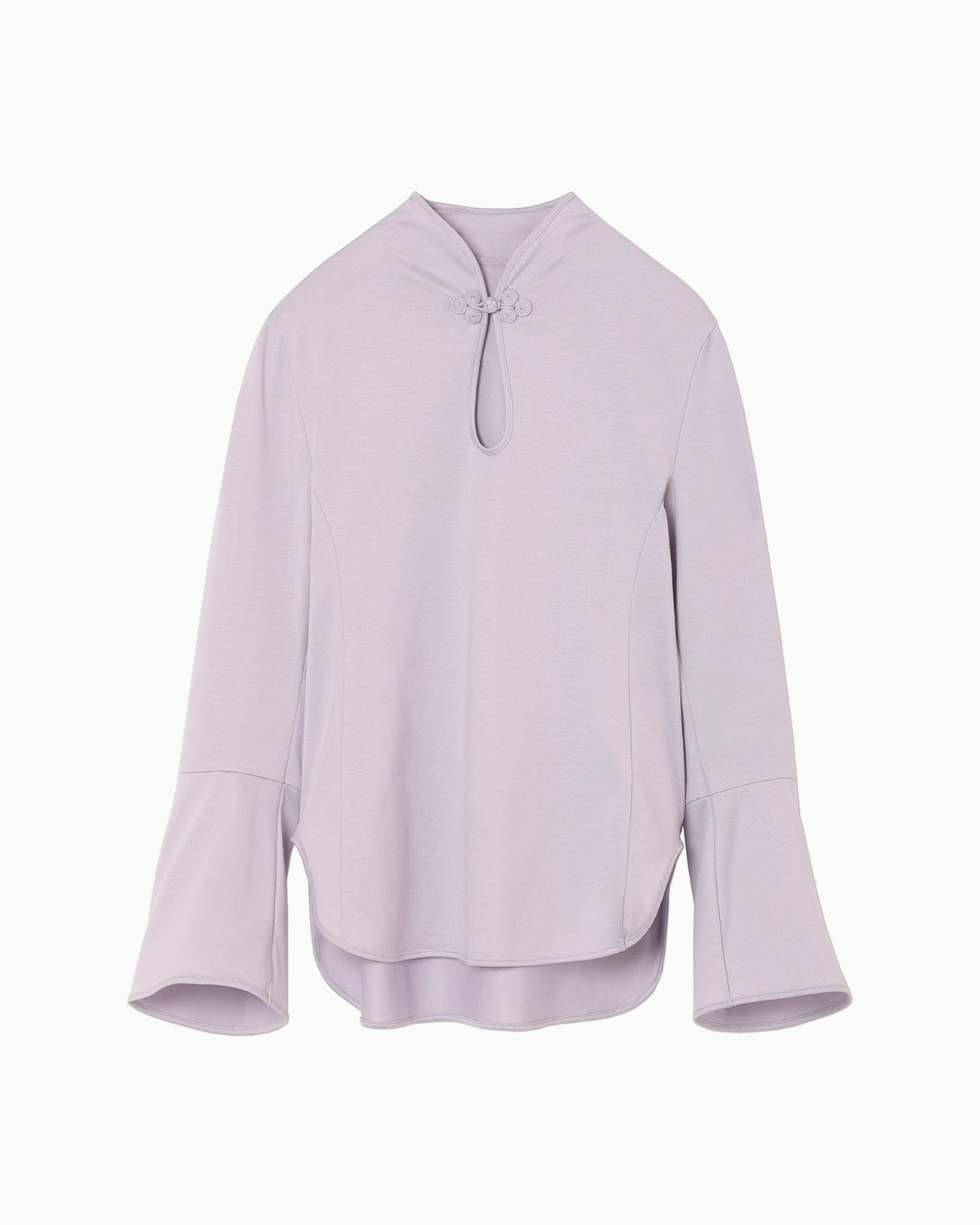 Suvin Cotton Jersey Top - purple