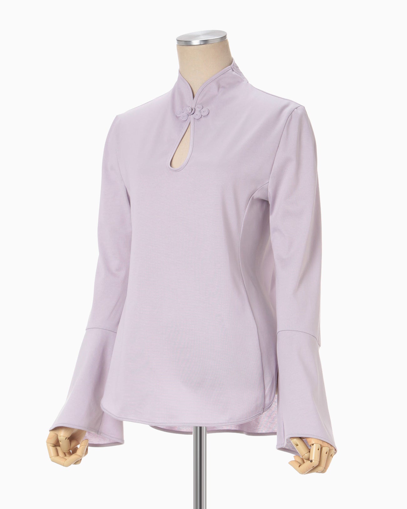 Suvin Cotton Jersey Top - purple