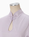 Suvin Cotton Jersey Top - purple