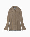 Wool Reversible-Jersey Shirt - brown