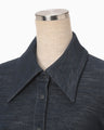 Wool Reversible-Jersey Shirt - navy