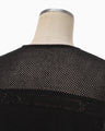 Watermark Pattern Knitted Cardigan - black