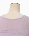 Watermark Pattern Sleeveless Knitted Top - purple