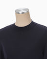 Detachable Embroidery Cuff Knitted Top - navy