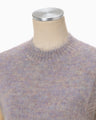 Mohair Knitted Sleeveless Top - purple