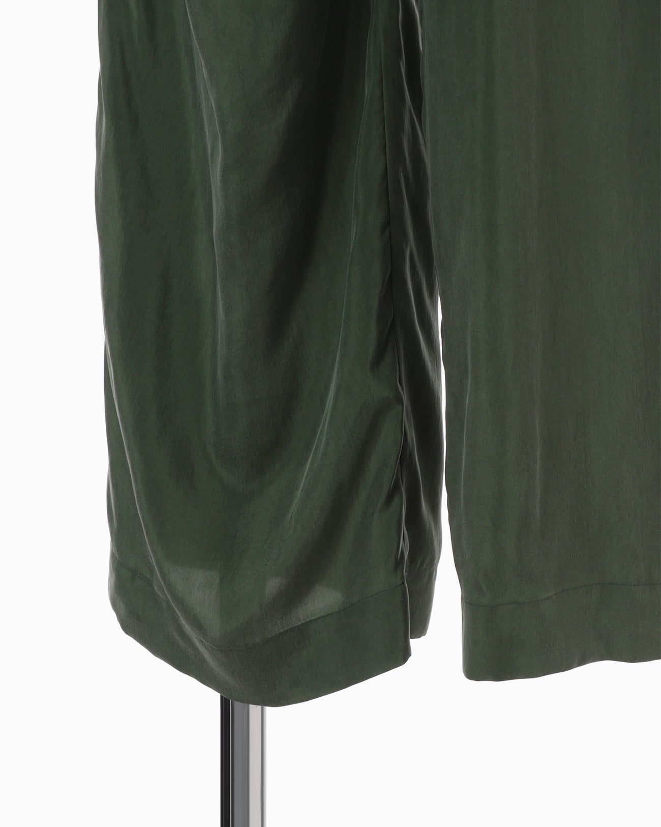 Fibrillated V-Neck Jump Suit - green