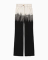 Gradient Dye Flare Jeans - black