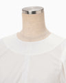 Cotton Lyocell Cropped Top - white