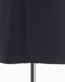 Acetate Polyester I-Line Skirt - navy