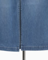 A-Line Denim Skirt - blue