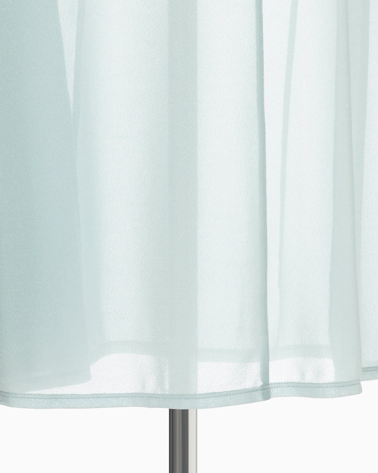 Lamé Jersey Classic Sheer Dress - mint green