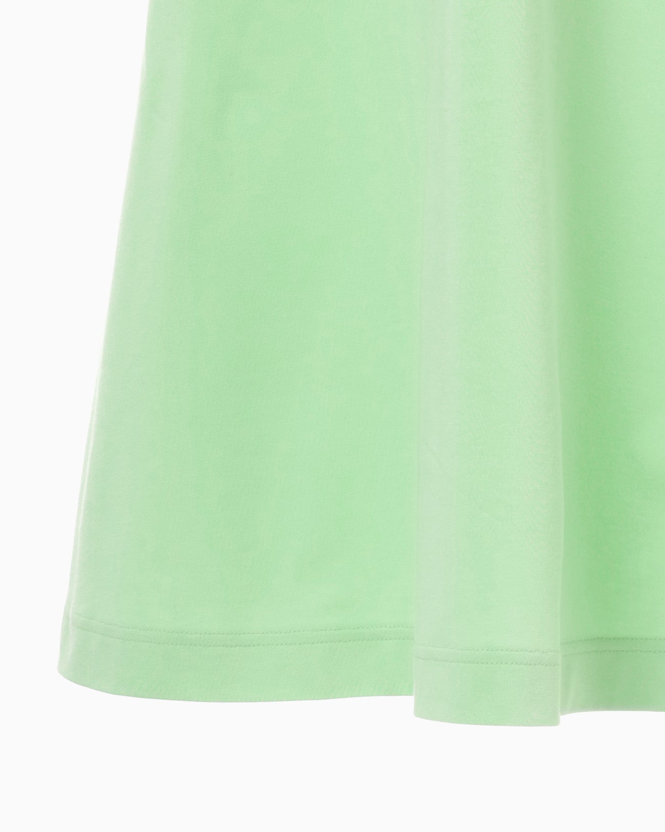 Cotton Jersey Flare Dress - light green