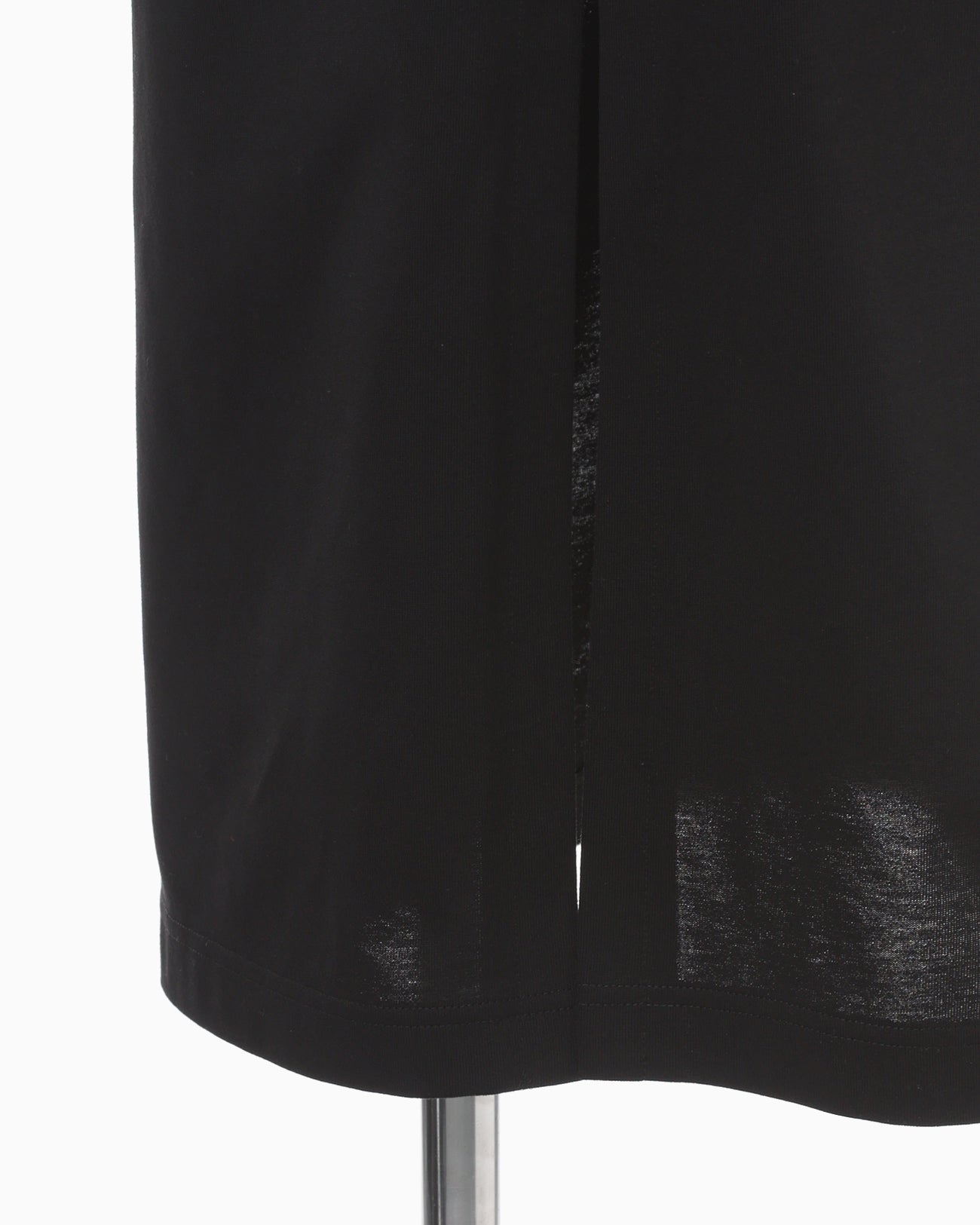 Cotton Jersey I-Line Dress - black