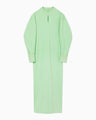 Cotton Jersey I-Line Dress - light green