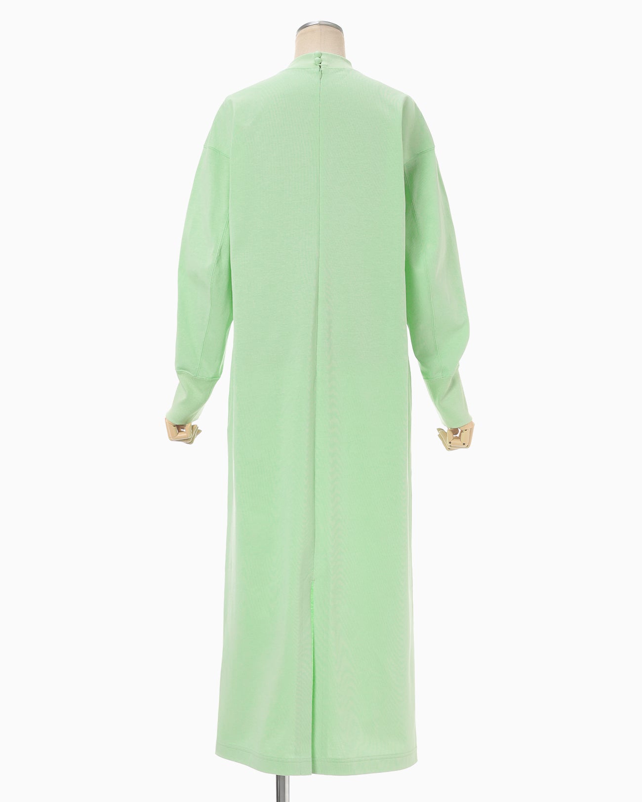 Cotton Jersey I-Line Dress - light green