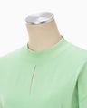 Cotton Jersey I-Line Dress - light green