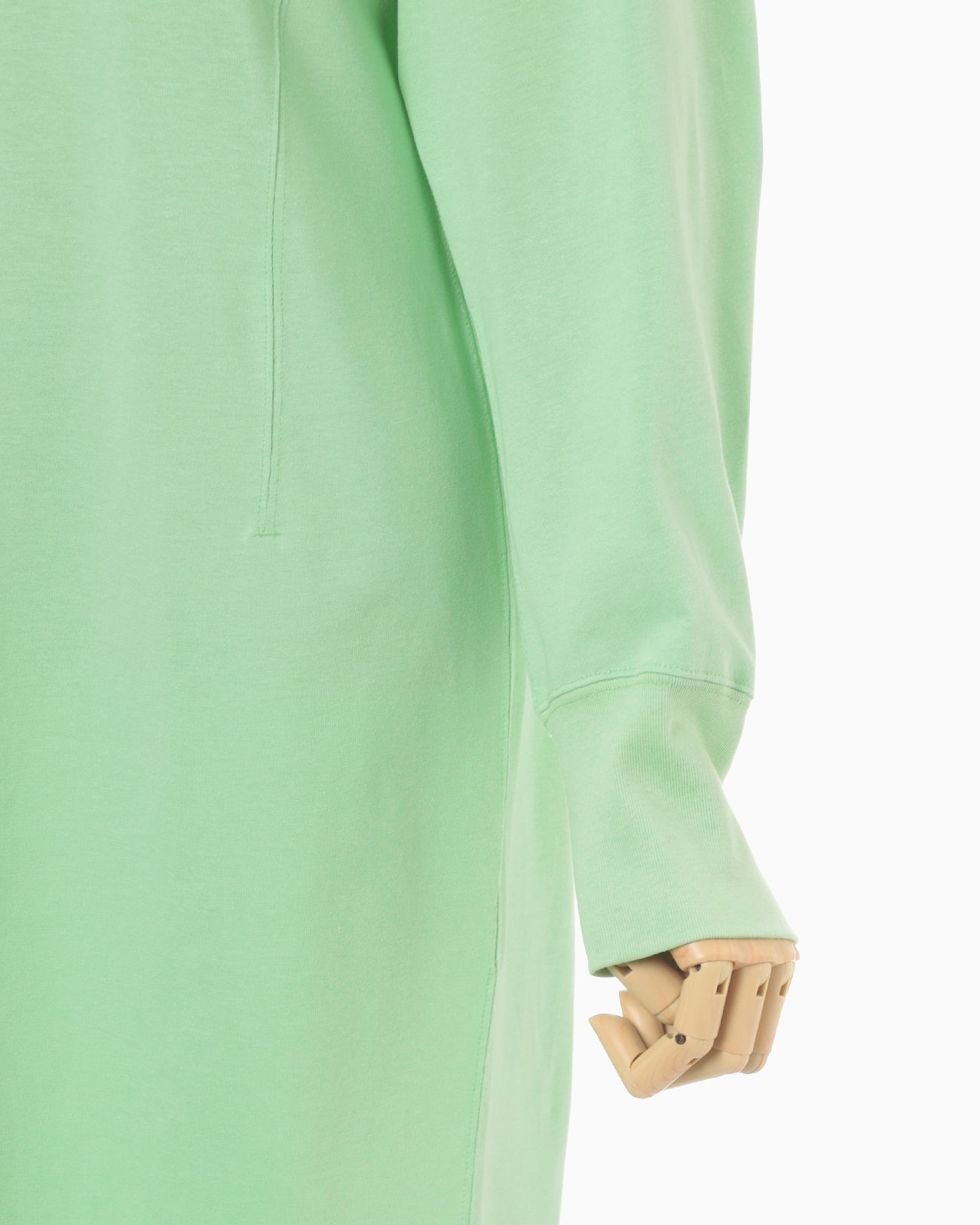 Cotton Jersey I-Line Dress - light green