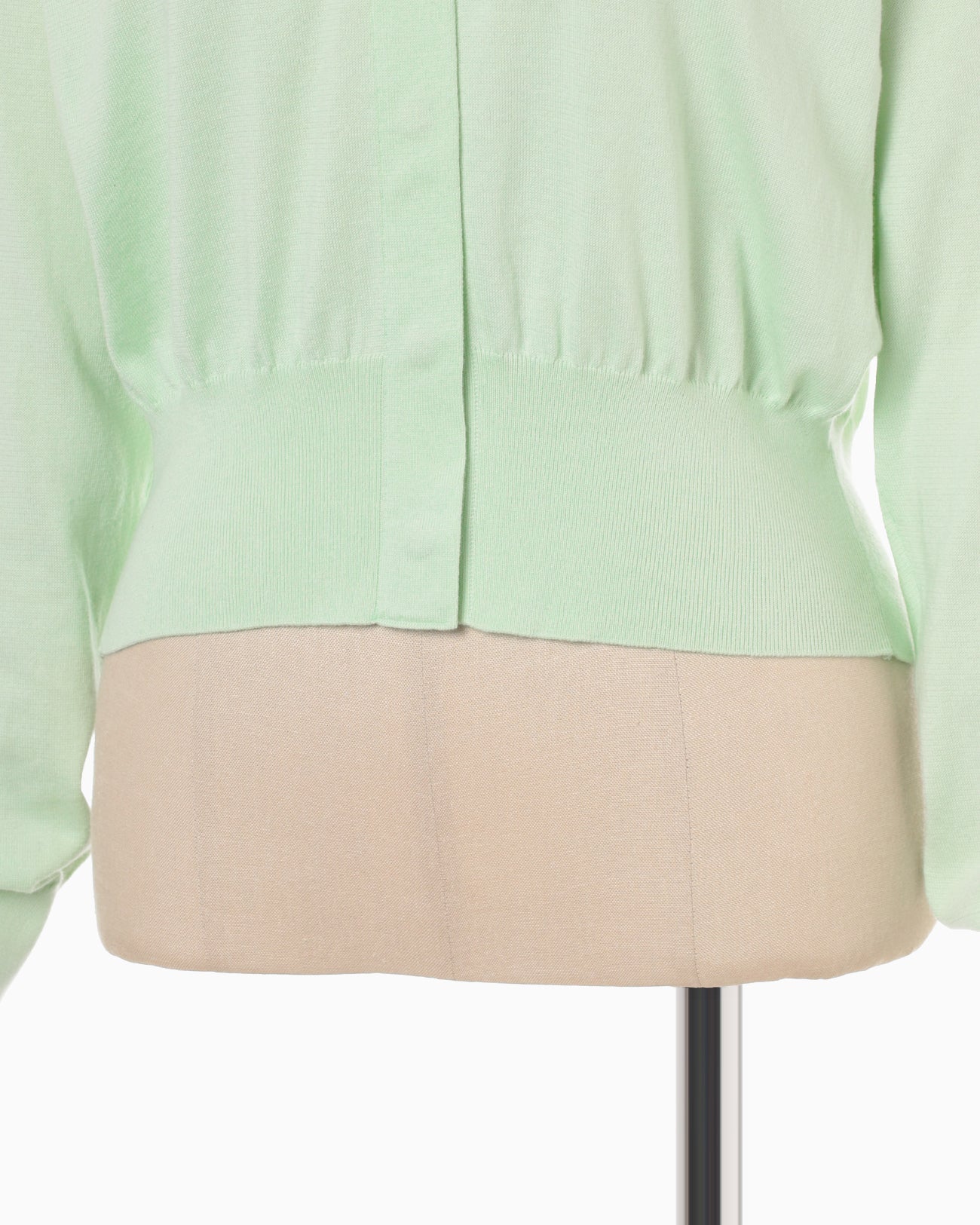 Detachable Embroidery Collar Knitted Cardigan - light green