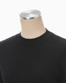 Detachable Embroidery Cuff Knitted Top - black