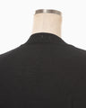 Woman Figure Knitted Cardigan - black