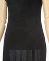 Woman Figure Knitted Dress - black