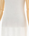 Woman Figure Knitted Dress - white