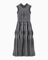 Lantern Knitted Volume Dress - black