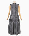 Lantern Knitted Volume Dress - black