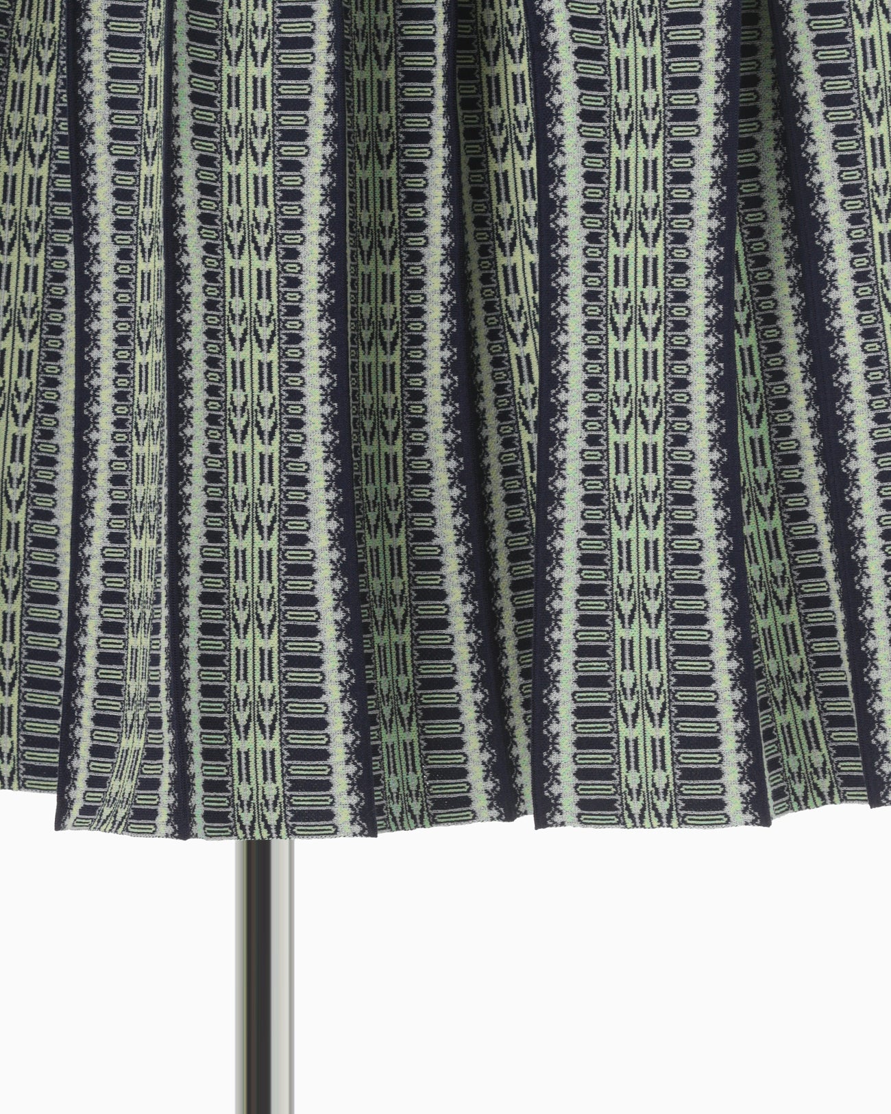 Lantern Knitted Volume Skirt - navy