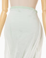 Sheer Draping Knitted Skirt - light green