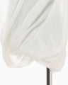 Sheer Draping Knitted Skirt - light green