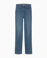 Stretch Straight Cut Jeans - blue