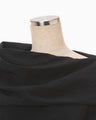 Volume Drape Shirt - black