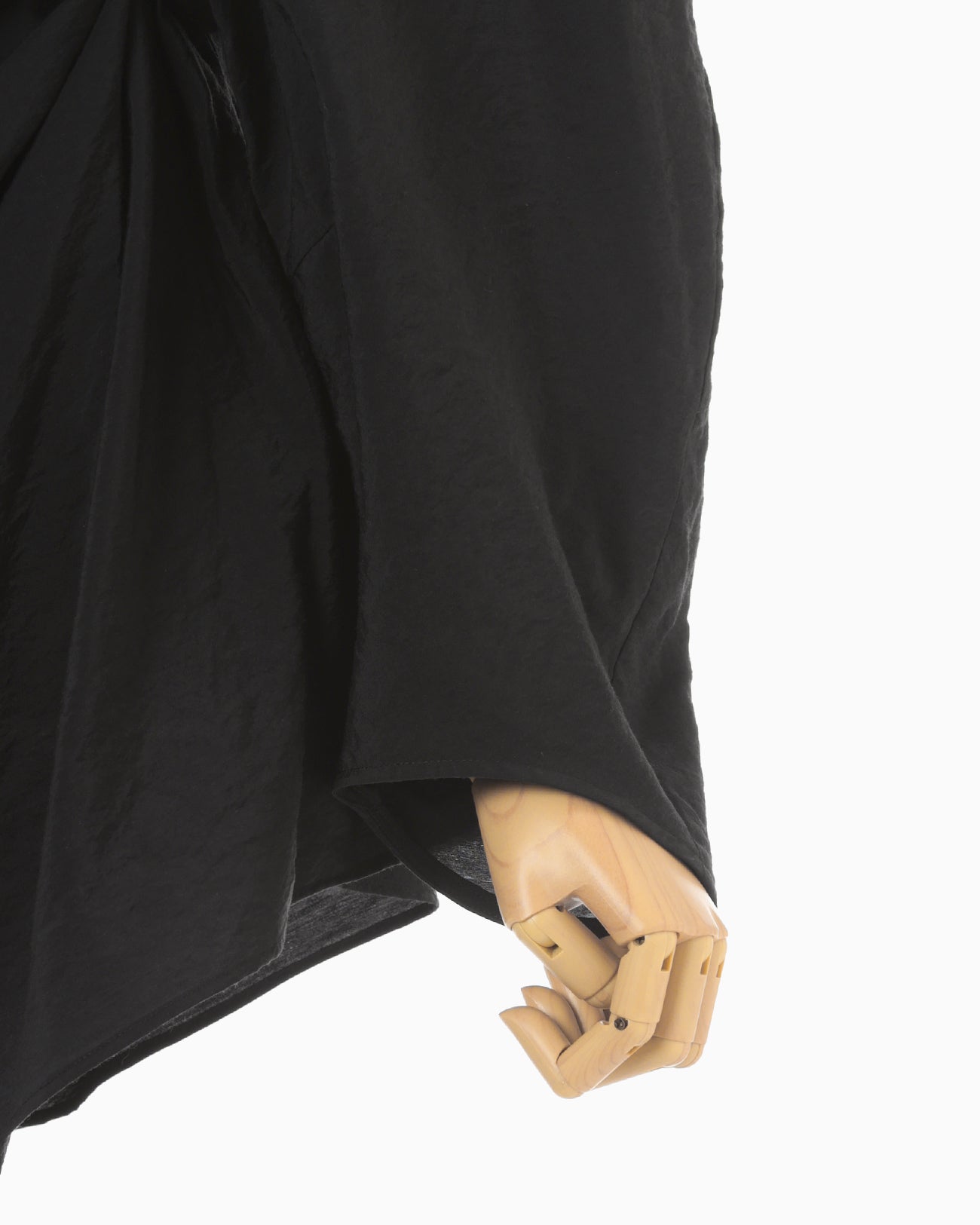 Volume Drape Shirt - black