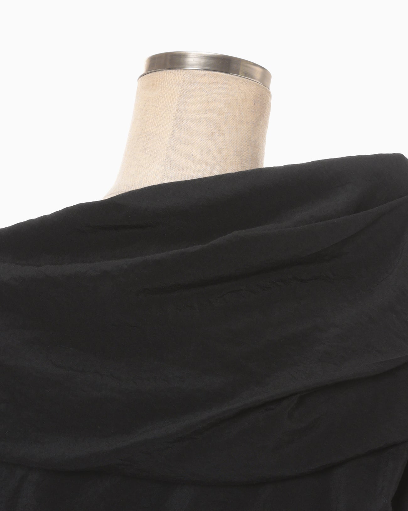 Volume Drape Shirt - black