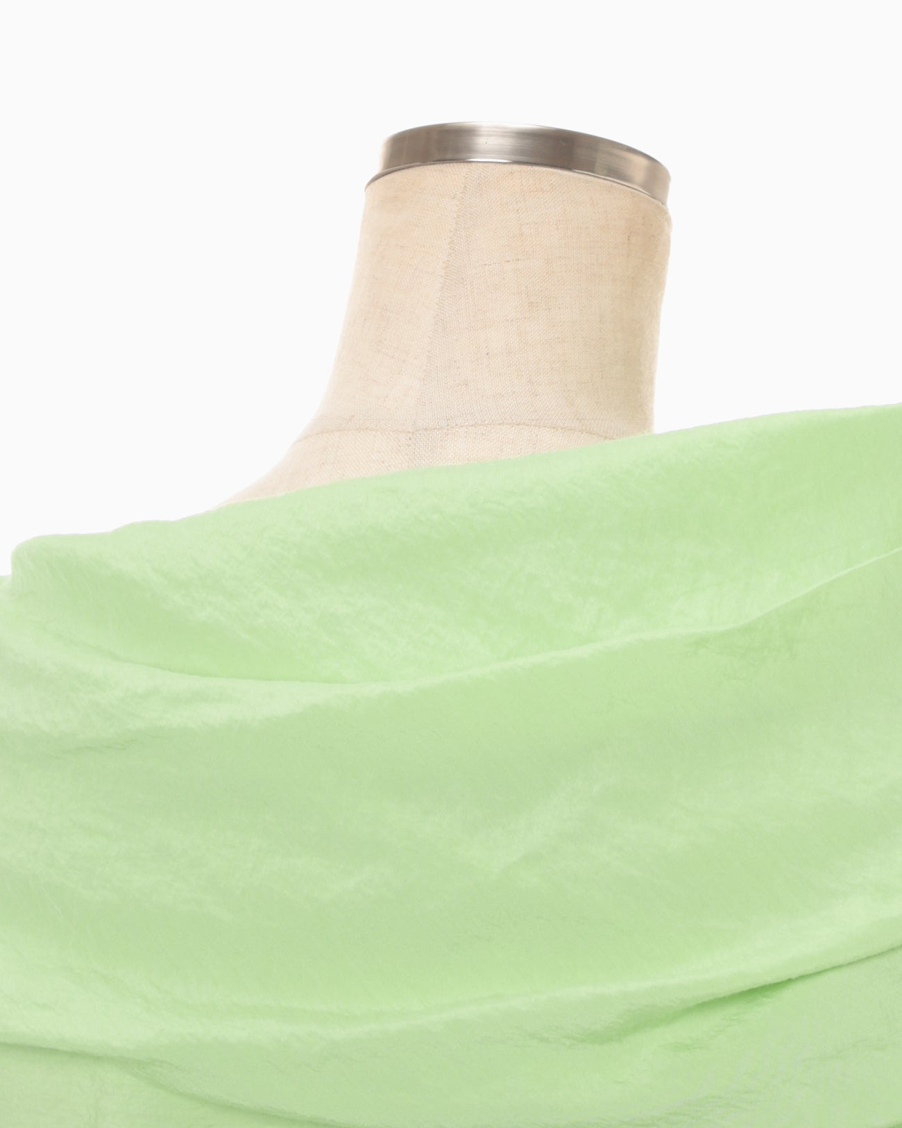 Volume Drape Shirt - light green