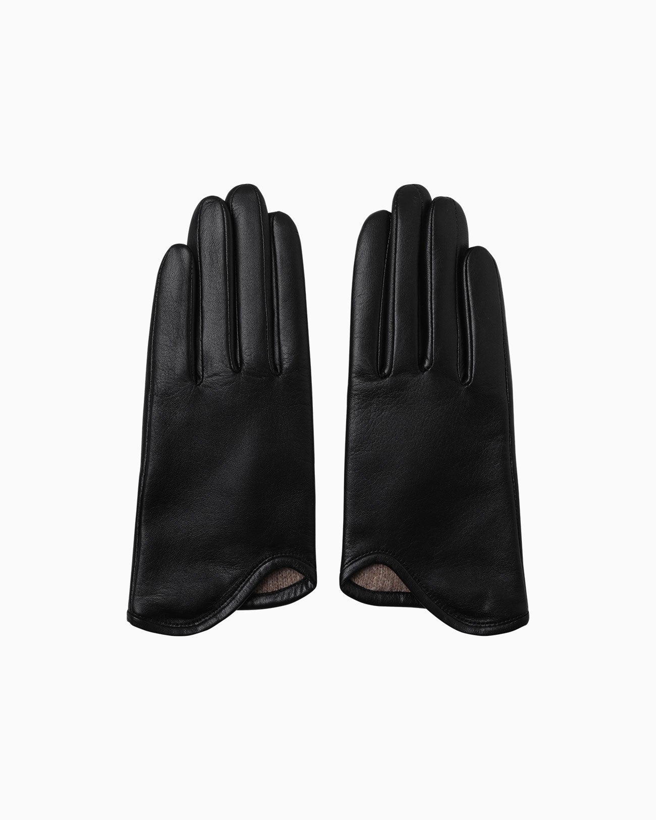 マメクロゴウチ レザーグローブ／Plain Leather Gloves-