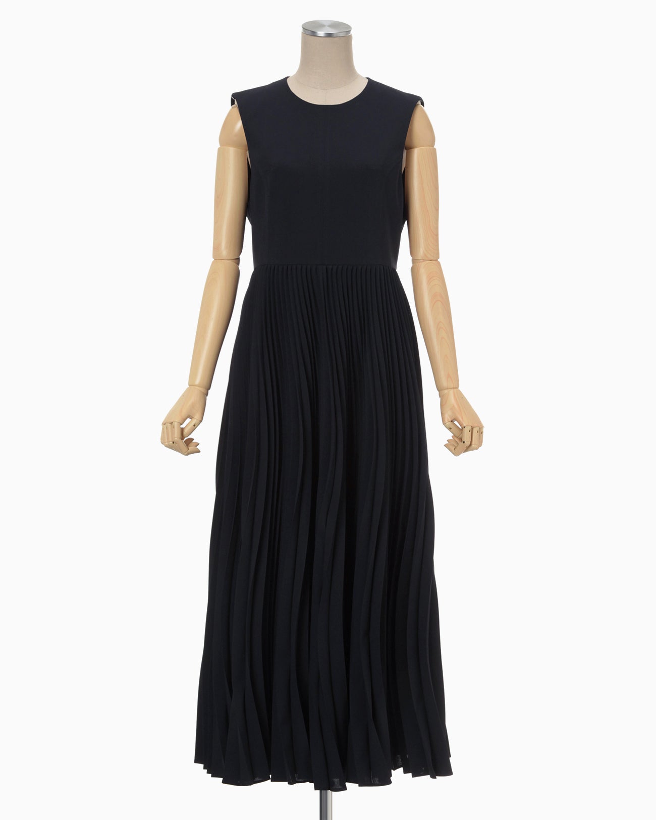 Mame Curved Pleated Dress - navy | www.esn-ub.org