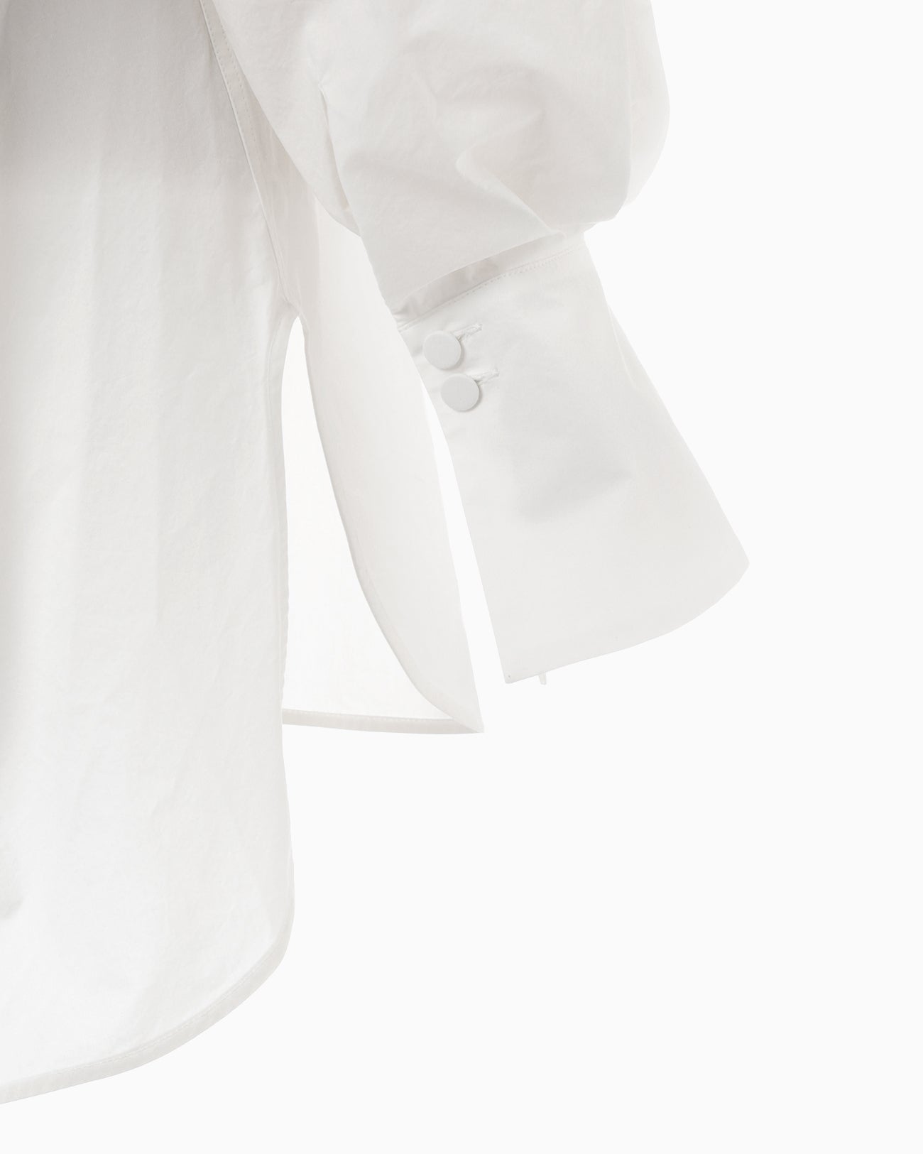 Nidom Cotton Oversized Shirt - white - Mame Kurogouchi