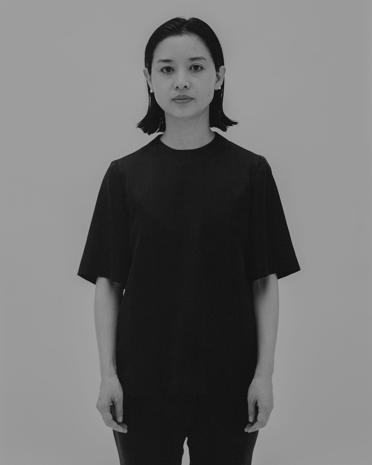 1 Basic Silk T-Shirt - Mame Kurogouchi